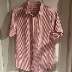 Men’s Barbell Short Sleeve Button Up Shirt - Size XL - NWOT